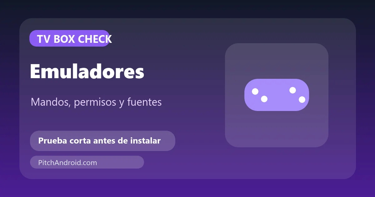 Emuladores para Android TV Box: compatibilidad, mandos y riesgos ...